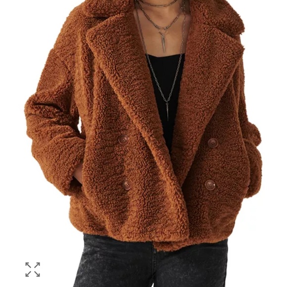 ba&sh | Sandy Sherpa Jacket| size 1 - Picture 3 of 8